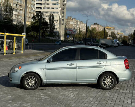 Синий Хендай Акцент, объемом двигателя 1.5 л и пробегом 335 тыс. км за 3899 $, фото 1 на Automoto.ua