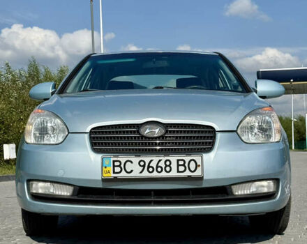 Синій Хендай Акцент, об'ємом двигуна 1.4 л та пробігом 168 тис. км за 4600 $, фото 1 на Automoto.ua