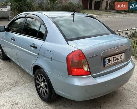 Синій Хендай Акцент, об'ємом двигуна 1.4 л та пробігом 201 тис. км за 5999 $, фото 25 на Automoto.ua