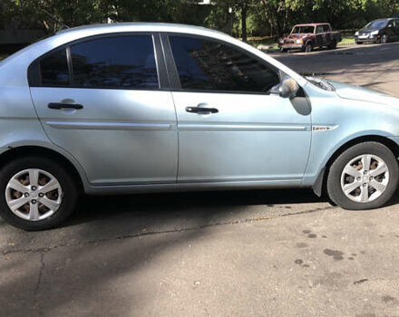 Синий Хендай Акцент, объемом двигателя 1.4 л и пробегом 290 тыс. км за 4300 $, фото 9 на Automoto.ua