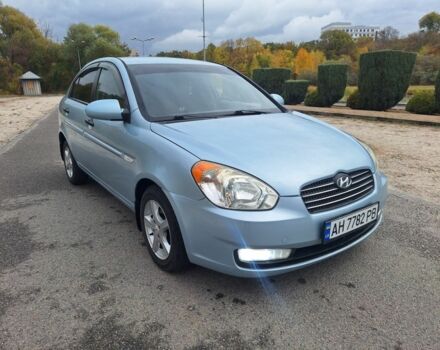 Синій Хендай Акцент, об'ємом двигуна 1.4 л та пробігом 123 тис. км за 4200 $, фото 1 на Automoto.ua