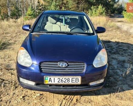Синій Хендай Акцент, об'ємом двигуна 1.4 л та пробігом 269 тис. км за 4500 $, фото 6 на Automoto.ua