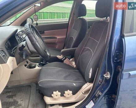 Синій Хендай Акцент, об'ємом двигуна 1.4 л та пробігом 206 тис. км за 4990 $, фото 10 на Automoto.ua