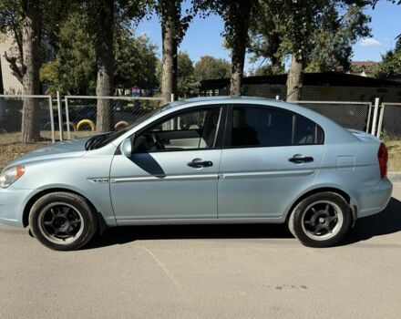 Синий Хендай Акцент, объемом двигателя 1.4 л и пробегом 169 тыс. км за 4650 $, фото 1 на Automoto.ua