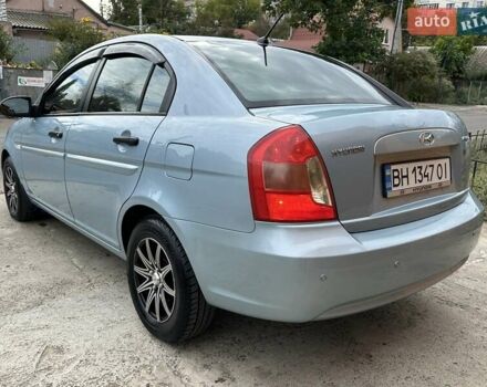 Синий Хендай Акцент, объемом двигателя 1.4 л и пробегом 180 тыс. км за 6200 $, фото 20 на Automoto.ua