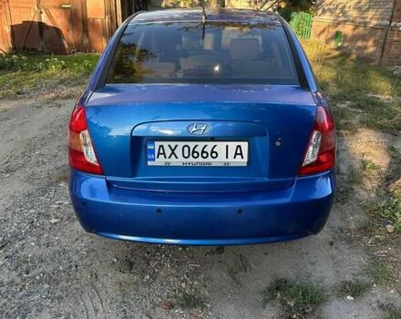 Синий Хендай Акцент, объемом двигателя 1.4 л и пробегом 193 тыс. км за 4500 $, фото 7 на Automoto.ua
