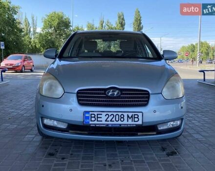 Синій Хендай Акцент, об'ємом двигуна 1.4 л та пробігом 198 тис. км за 5900 $, фото 3 на Automoto.ua