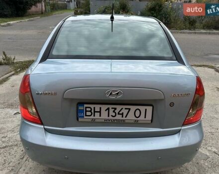 Синий Хендай Акцент, объемом двигателя 1.4 л и пробегом 180 тыс. км за 6200 $, фото 24 на Automoto.ua