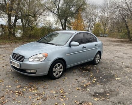 Синий Хендай Акцент, объемом двигателя 1.4 л и пробегом 212 тыс. км за 4500 $, фото 6 на Automoto.ua