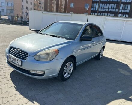 Синий Хендай Акцент, объемом двигателя 1.6 л и пробегом 205 тыс. км за 4700 $, фото 3 на Automoto.ua