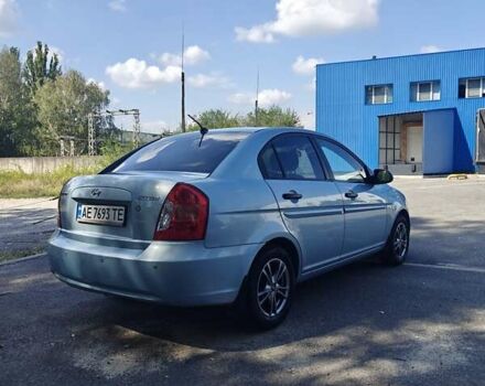 Синий Хендай Акцент, объемом двигателя 1.4 л и пробегом 189 тыс. км за 3800 $, фото 7 на Automoto.ua