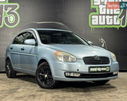 Синий Хендай Акцент, объемом двигателя 1.49 л и пробегом 181 тыс. км за 4999 $, фото 7 на Automoto.ua