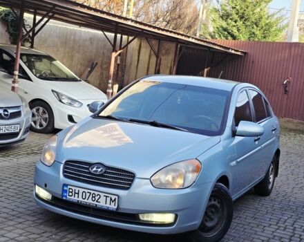 Синий Хендай Акцент, объемом двигателя 1.5 л и пробегом 185 тыс. км за 4650 $, фото 2 на Automoto.ua