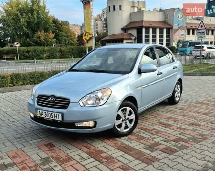 Синий Хендай Акцент, объемом двигателя 1.4 л и пробегом 57 тыс. км за 6550 $, фото 90 на Automoto.ua