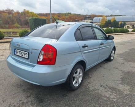 Синій Хендай Акцент, об'ємом двигуна 1.4 л та пробігом 123 тис. км за 4200 $, фото 2 на Automoto.ua