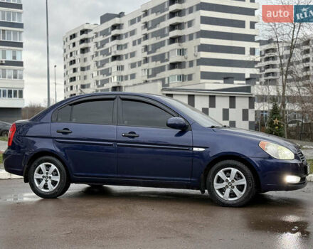 Синий Хендай Акцент, объемом двигателя 1.4 л и пробегом 132 тыс. км за 5900 $, фото 5 на Automoto.ua