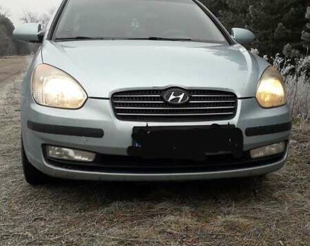 Синий Хендай Акцент, объемом двигателя 1.4 л и пробегом 247 тыс. км за 4500 $, фото 5 на Automoto.ua