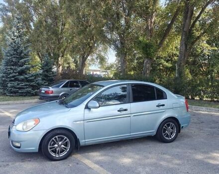 Синий Хендай Акцент, объемом двигателя 1.4 л и пробегом 189 тыс. км за 3800 $, фото 10 на Automoto.ua