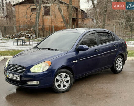 Синий Хендай Акцент, объемом двигателя 1.4 л и пробегом 132 тыс. км за 5900 $, фото 17 на Automoto.ua