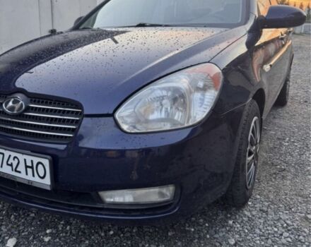 Синій Хендай Акцент, об'ємом двигуна 1.4 л та пробігом 240 тис. км за 3700 $, фото 4 на Automoto.ua