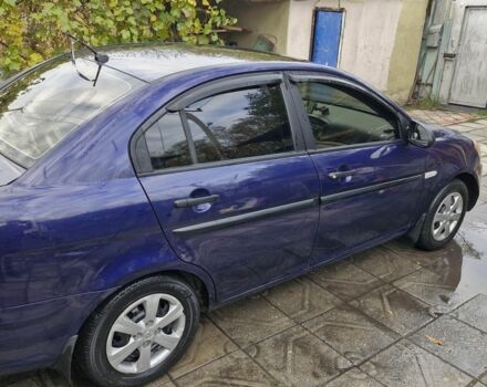 Синий Хендай Акцент, объемом двигателя 1.4 л и пробегом 142 тыс. км за 4753 $, фото 2 на Automoto.ua