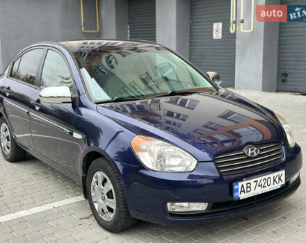 Синій Хендай Акцент, об'ємом двигуна 1.4 л та пробігом 220 тис. км за 5900 $, фото 1 на Automoto.ua