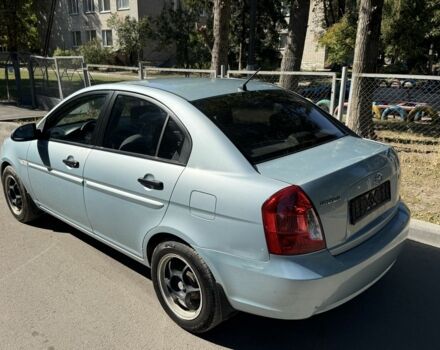 Синий Хендай Акцент, объемом двигателя 1.4 л и пробегом 169 тыс. км за 4650 $, фото 2 на Automoto.ua