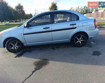 Синій Хендай Акцент, об'ємом двигуна 1.4 л та пробігом 215 тис. км за 4700 $, фото 15 на Automoto.ua