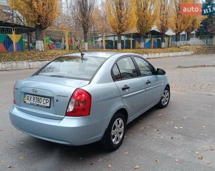 Синий Хендай Акцент, объемом двигателя 1.4 л и пробегом 100 тыс. км за 5300 $, фото 24 на Automoto.ua