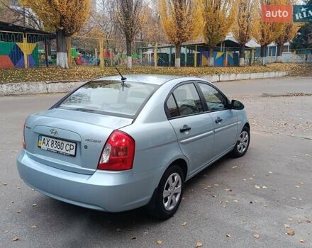 Синий Хендай Акцент, объемом двигателя 1.4 л и пробегом 100 тыс. км за 5300 $, фото 21 на Automoto.ua