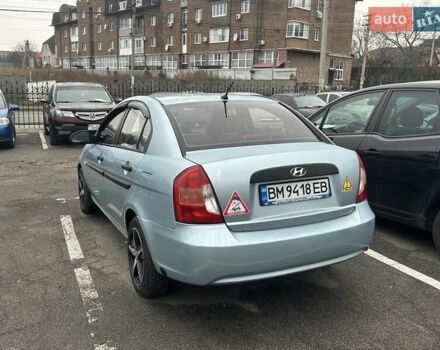 Синий Хендай Акцент, объемом двигателя 1.4 л и пробегом 220 тыс. км за 5200 $, фото 1 на Automoto.ua