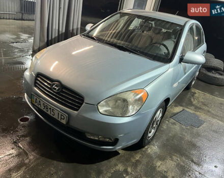 Синий Хендай Акцент, объемом двигателя 1.4 л и пробегом 167 тыс. км за 5400 $, фото 1 на Automoto.ua