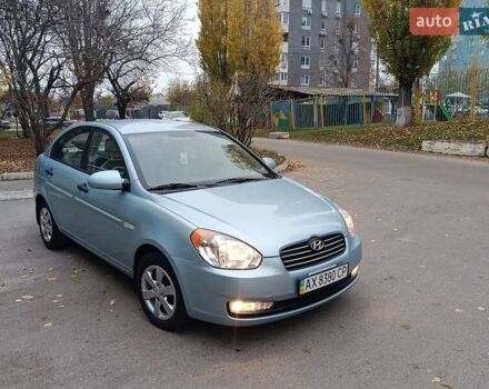 Синий Хендай Акцент, объемом двигателя 1.4 л и пробегом 100 тыс. км за 5300 $, фото 18 на Automoto.ua