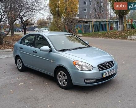 Синий Хендай Акцент, объемом двигателя 1.4 л и пробегом 100 тыс. км за 5300 $, фото 9 на Automoto.ua