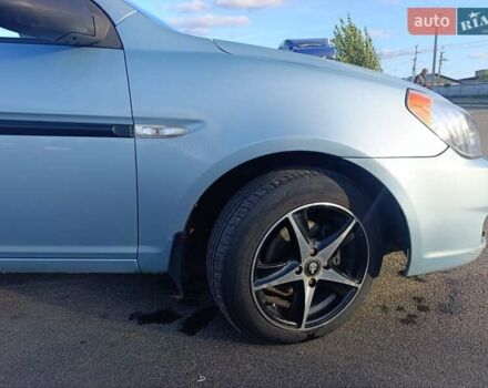 Синій Хендай Акцент, об'ємом двигуна 1.4 л та пробігом 215 тис. км за 4700 $, фото 22 на Automoto.ua