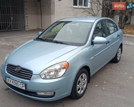 Синий Хендай Акцент, объемом двигателя 1.4 л и пробегом 100 тыс. км за 5300 $, фото 13 на Automoto.ua