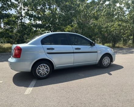 Синий Хендай Акцент, объемом двигателя 1.4 л и пробегом 211 тыс. км за 4999 $, фото 1 на Automoto.ua