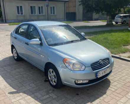 Синий Хендай Акцент, объемом двигателя 1.4 л и пробегом 101 тыс. км за 5900 $, фото 6 на Automoto.ua