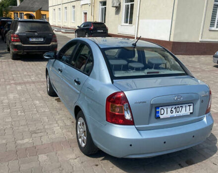 Синий Хендай Акцент, объемом двигателя 1.4 л и пробегом 101 тыс. км за 5900 $, фото 2 на Automoto.ua