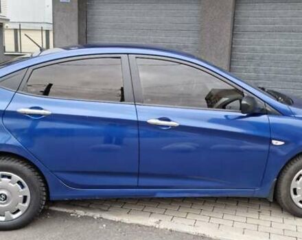 Синий Хендай Акцент, объемом двигателя 1.4 л и пробегом 147 тыс. км за 6500 $, фото 6 на Automoto.ua