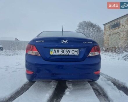 Синій Хендай Акцент, об'ємом двигуна 1.4 л та пробігом 108 тис. км за 4999 $, фото 7 на Automoto.ua
