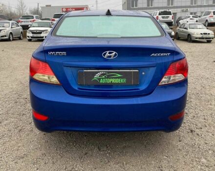 Синий Хендай Акцент, объемом двигателя 1.4 л и пробегом 196 тыс. км за 6990 $, фото 2 на Automoto.ua