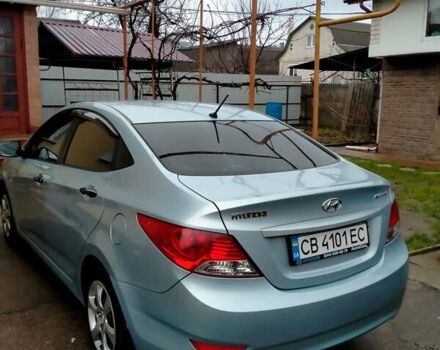Синий Хендай Акцент, объемом двигателя 1.4 л и пробегом 171 тыс. км за 7250 $, фото 1 на Automoto.ua