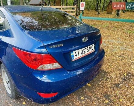 Синий Хендай Акцент, объемом двигателя 1.4 л и пробегом 127 тыс. км за 7000 $, фото 1 на Automoto.ua