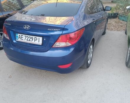 Синій Хендай Акцент, об'ємом двигуна 1.4 л та пробігом 107 тис. км за 6200 $, фото 4 на Automoto.ua