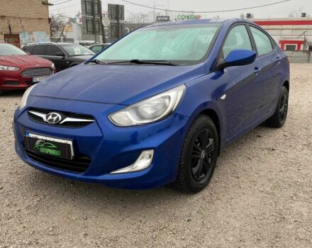 Синий Хендай Акцент, объемом двигателя 1.4 л и пробегом 196 тыс. км за 6990 $, фото 4 на Automoto.ua