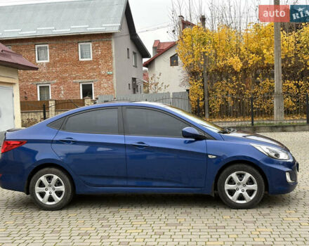 Синий Хендай Акцент, объемом двигателя 1.4 л и пробегом 148 тыс. км за 7500 $, фото 1 на Automoto.ua