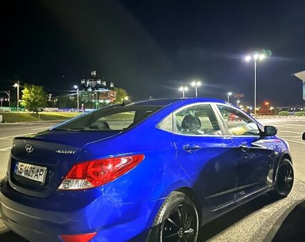 Синий Хендай Акцент, объемом двигателя 1.4 л и пробегом 195 тыс. км за 7000 $, фото 1 на Automoto.ua