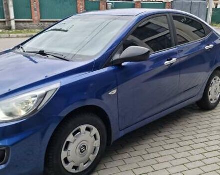Синий Хендай Акцент, объемом двигателя 1.4 л и пробегом 147 тыс. км за 6500 $, фото 1 на Automoto.ua
