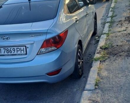 Синій Хендай Акцент, об'ємом двигуна 1.4 л та пробігом 240 тис. км за 6500 $, фото 3 на Automoto.ua